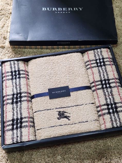 burberry monogram towel|burberry towel set.